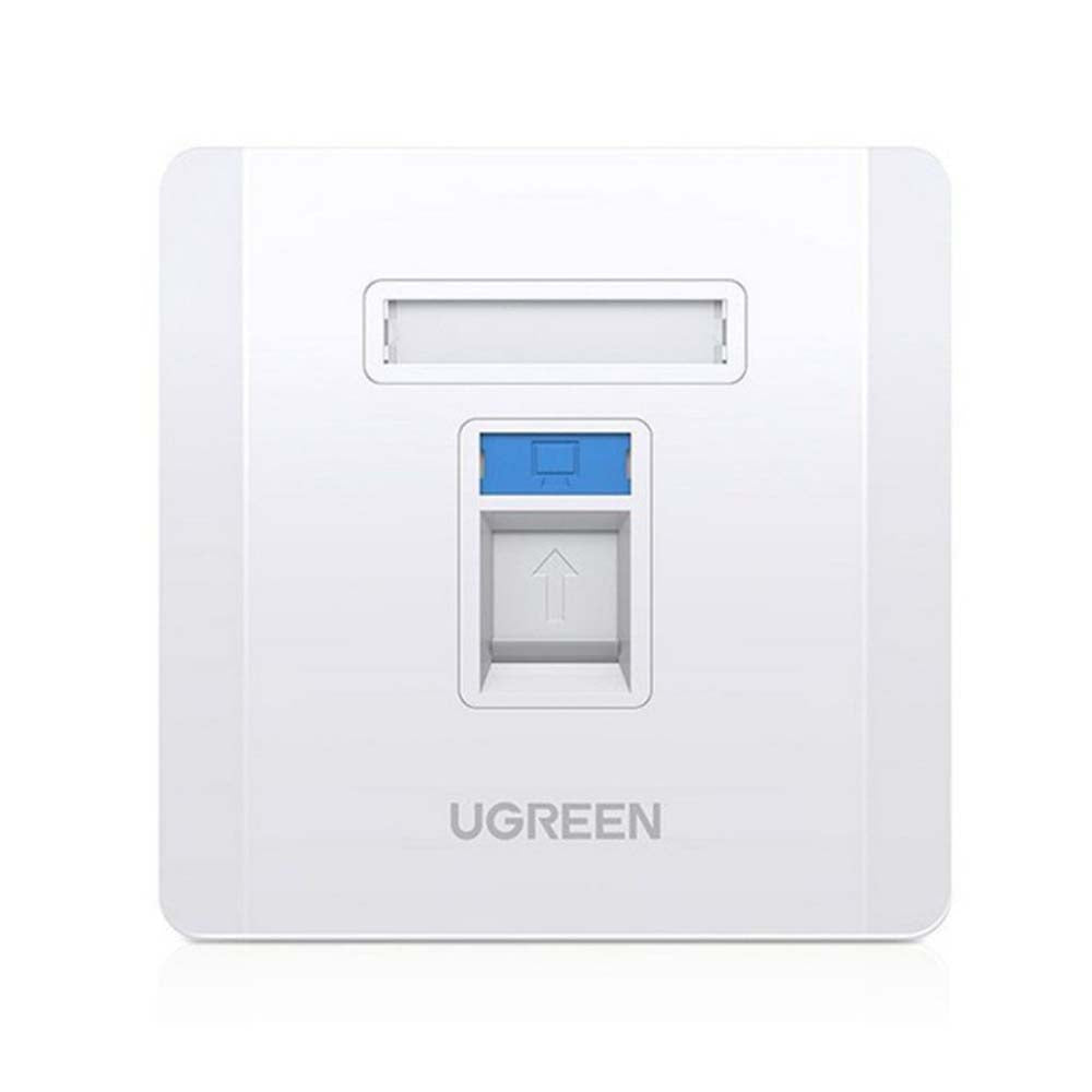 UGreen Single Port Wall Plate - 80180 UGreen Single Port Wall Plate - 80180